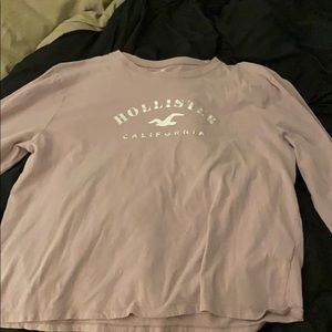 lavender hollister long sleeve